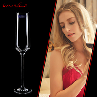 winestar 奥地利进口无铅笛型香槟杯婚礼对杯情侣高脚杯水晶杯