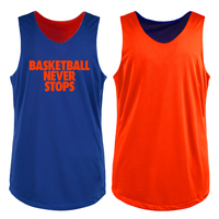透明风双面穿篮球服定制套装 男篮球衣 训练服队服女 比赛服定制