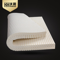 沃荷泰国进口乳胶床垫5cm 10cm加厚单双人天然橡胶床垫1.5m1.8米