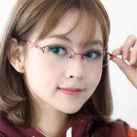 半框商务镶钻眼镜架防辐射镜 全框光学配成品带度数近视眼镜框女