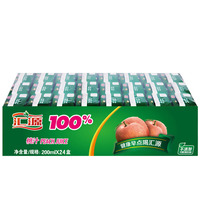汇源果汁 100%浓缩纯果汁 桃汁 无添加 200ml*24盒