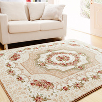 地毯客厅沙发床边毯 欧式简约现代满铺进门地毯 定制家用茶几垫