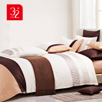32度life家纺产品欧式简约全棉纯棉四件套被套单件床单特价包邮