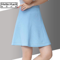 梅特玛丽2016春季女装半身裙弹力纯色修身显瘦A字裙优雅时尚短裙