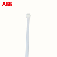 ABB美国通贝进口塑料尼龙扎带SKT100-80-100白色100个/包