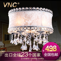 VNC 现代简约水晶吊灯 浪漫水晶灯 餐厅灯卧室灯 圆形吊灯 D9827