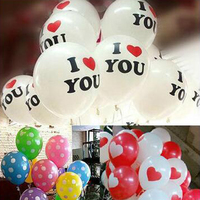喜喆顺 婚庆用品结婚气球 婚礼婚房布置加厚气球求婚气球20个