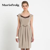 Marisfrolg玛丝菲尔 钉珠优雅高贵干练礼服 专柜正品夏季女装