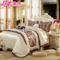 红柔家纺 欧式美式别墅样板房间床品套件家具配套床上用品有现货