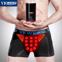 VKWEIKU英国卫裤第九代官方正品 性感生理大码男士内裤平角莫代尔