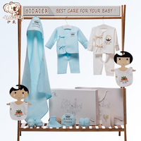 婴儿衣服礼盒春秋夏季新生儿礼盒有机棉纯棉套装婴儿用品宝宝满月