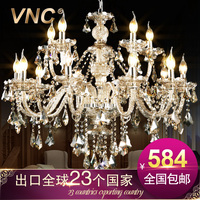 VNC 欧式吊灯 豪华蜡烛水晶灯客厅灯 水晶吊灯卧室灯具灯饰D8056