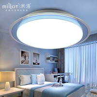 客厅LED吸顶灯超薄圆形卧室灯温馨房间灯具现代风格简约客厅灯