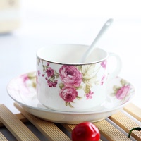 欧式骨瓷咖啡杯套装陶瓷咖啡杯茶杯套装骨质瓷咖啡具杯子