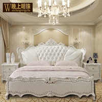 欧式床法式床真皮床全实木床双人床1.8米2米婚床公主床奢华太子床