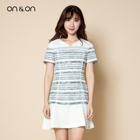 [商场同款]onon安乃安2016夏季新品韩版女甜美连衣裙NW5MO292