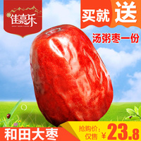 买一送一【佳嘉乐红枣】新疆特产零食干果和田大枣子玉枣500g二级