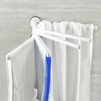 韩国deHub毛巾架吸盘 毛巾杆强力吸盘式卫生间浴巾毛巾挂杆免打孔