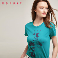 ESPRIT EDC 2016夏女士印花短袖T恤-046CC1K004