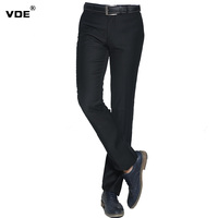 VDE2016男士西裤 秋冬季青年商务休闲正装西裤 修身英伦直脚裤