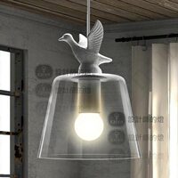 设计师的灯美式餐厅吊灯吧台北欧卧室创意个性玻璃吊灯单头小鸭子