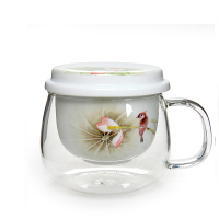 东茶西壶 绿茶泡红茶壶玻璃杯子玻璃茶壶过滤内胆玻璃茶具 花茶杯