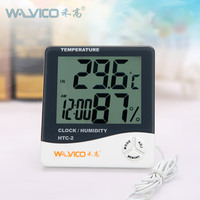禾高探头温度计多功能数字温湿度计准确测温器测湿仪干湿度计HTC2