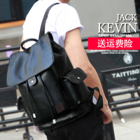 休闲双肩包男士背包韩版学生书包时尚潮流旅行包皮电脑男包运动包