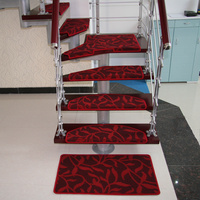 欧式楼梯踏步垫楼梯垫 楼梯地毯定制 家用楼梯防滑垫