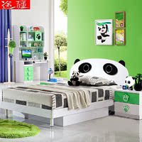途疆家具 儿童床男孩 女孩公主床熊猫床 环保漆1.2 1.5米单人床