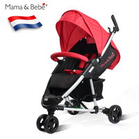荷兰mamabebe 婴儿推车三轮推车伞车超轻避震铝合可平躺