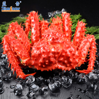 【蓝雪】智利进口帝王蟹2.8-2.4斤 新鲜熟冻冰鲜皇帝蟹大螃蟹水产