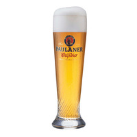 Paulaner德国柏龙啤酒杯 小麦杯 500ml一只 啤酒杯 水杯 原装进口