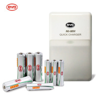 比亚迪电池5号7号充电电池套装带充电器2000毫安800毫安全国包邮