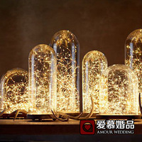 2-10米防水米粒灯水中可发光电池供电婚礼庆生节日派对装饰串灯