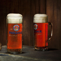 Paulaner德国柏龙啤酒杯 原味杯 500ml一只 玻璃杯 杯子 水杯!
