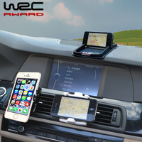WRC运动汽车载用手机GPS导航支架手机座多功能防滑垫香水座眼镜架
