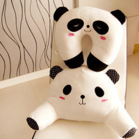 熊猫U型枕毛绒玩具抱抱熊抱枕熊本熊玩偶情人节儿童生日礼物女生