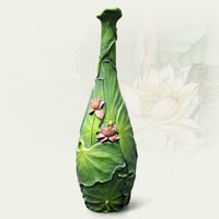 落地大号干花插花花瓶摆件客厅中式花艺术 现代时尚创意装饰1.2米