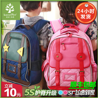 韩国kk树男童儿童书包减负护脊双肩背包女童书包小学生1-3-6年级