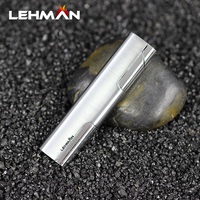 雷曼LEHMAN品牌超薄金属火机个性时尚防爆明火可充气电子打火机