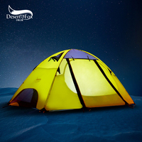 沙漠之狐帐篷户外双人双层野外情侣露营帐篷防雨沙滩野营套装装备