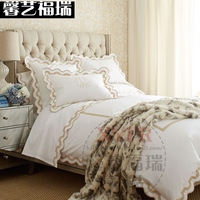馨艺福瑞 高档北欧布艺床欧式床1.8米双人床储物婚床卧室软床家具