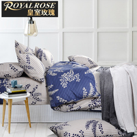 royalrose 全棉四件套 埃及棉欧式田园床单被套纯棉床品4件套