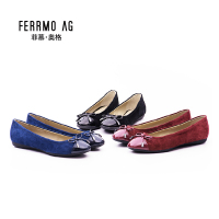 FERRMO AG/菲慕·奥格菲慕奥格2015秋季新款经典蝴蝶结款平底鞋