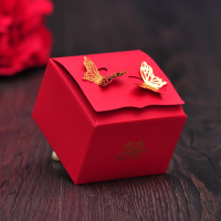戏法结婚庆用品喜糖盒子喜糖袋包装个性创意新款中式蝴蝶喜糖盒子