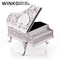 WINKO水晶钢琴音乐盒八音盒送女生生日礼物送女友精品创意首饰盒