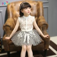 童装女童夏装2016新款韩版中大童儿童休闲套装两件套裙套连衣裙子