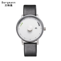 bergmann德国贝格曼创意手表男士圆针时尚简约女士情侣对款石英表