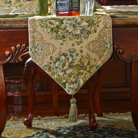 拉斐尔家居 餐桌布布艺 欧式桌旗奢华茶几布桌垫床旗 可定制